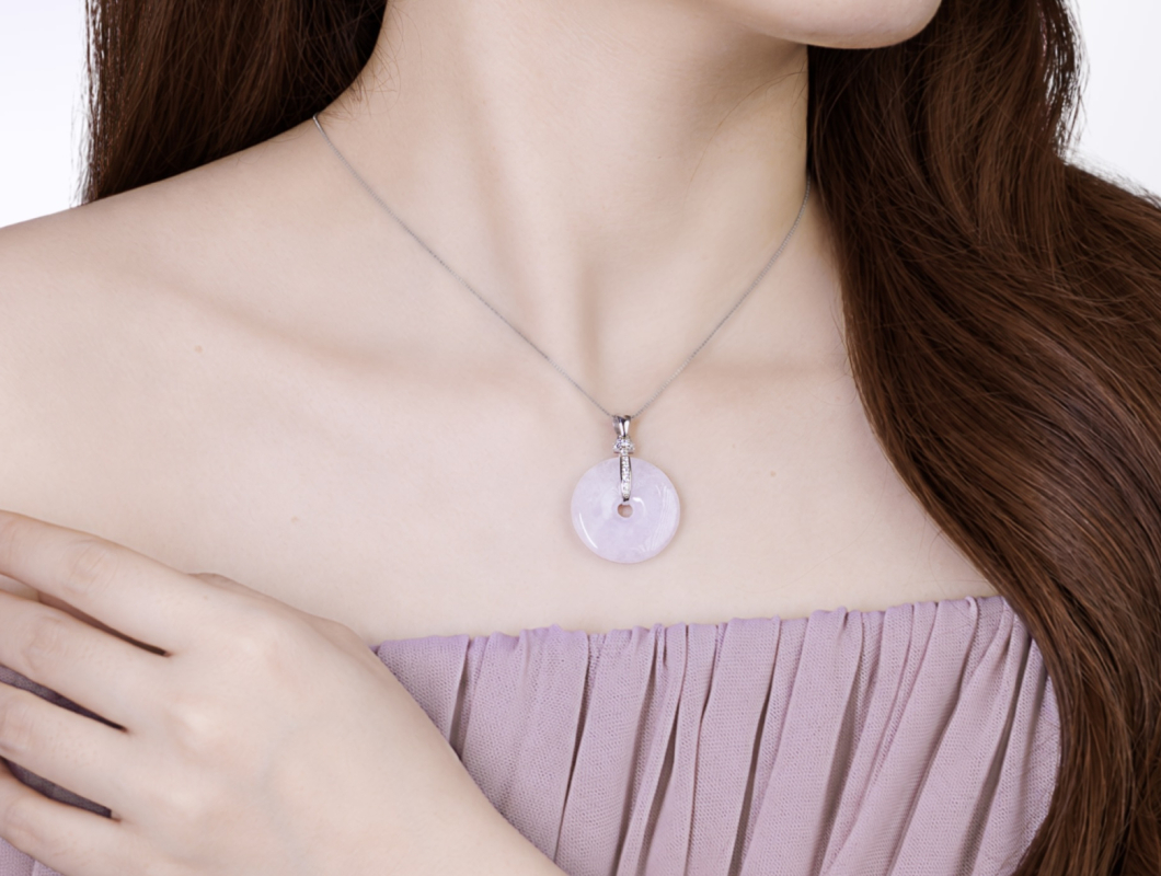 Dây Chuyền Bạc Cẩm Thạch Purple Bloom: Tôn Vinh Khí Chất Với Sắc Tím Tử La Lan