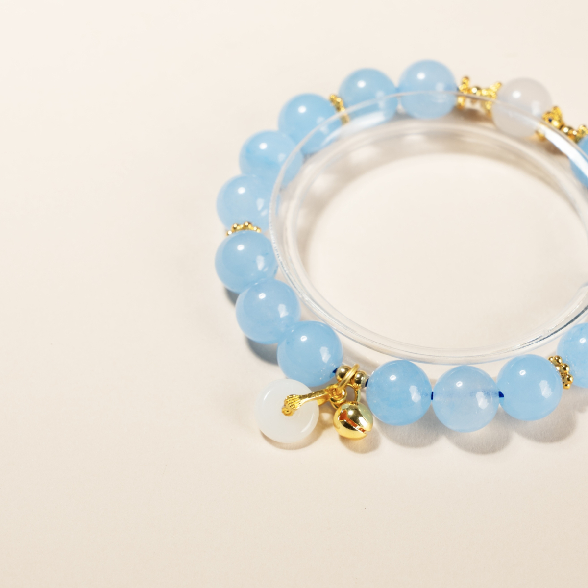 Dây Chuỗi Đá Mã Não Magical - Xanh Dương