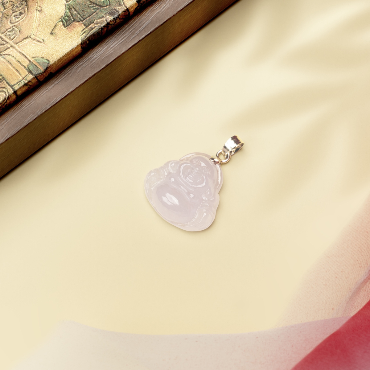 Dây Chuyền Ngọc Cẩm Thạch Type B - Phật Di Lặc