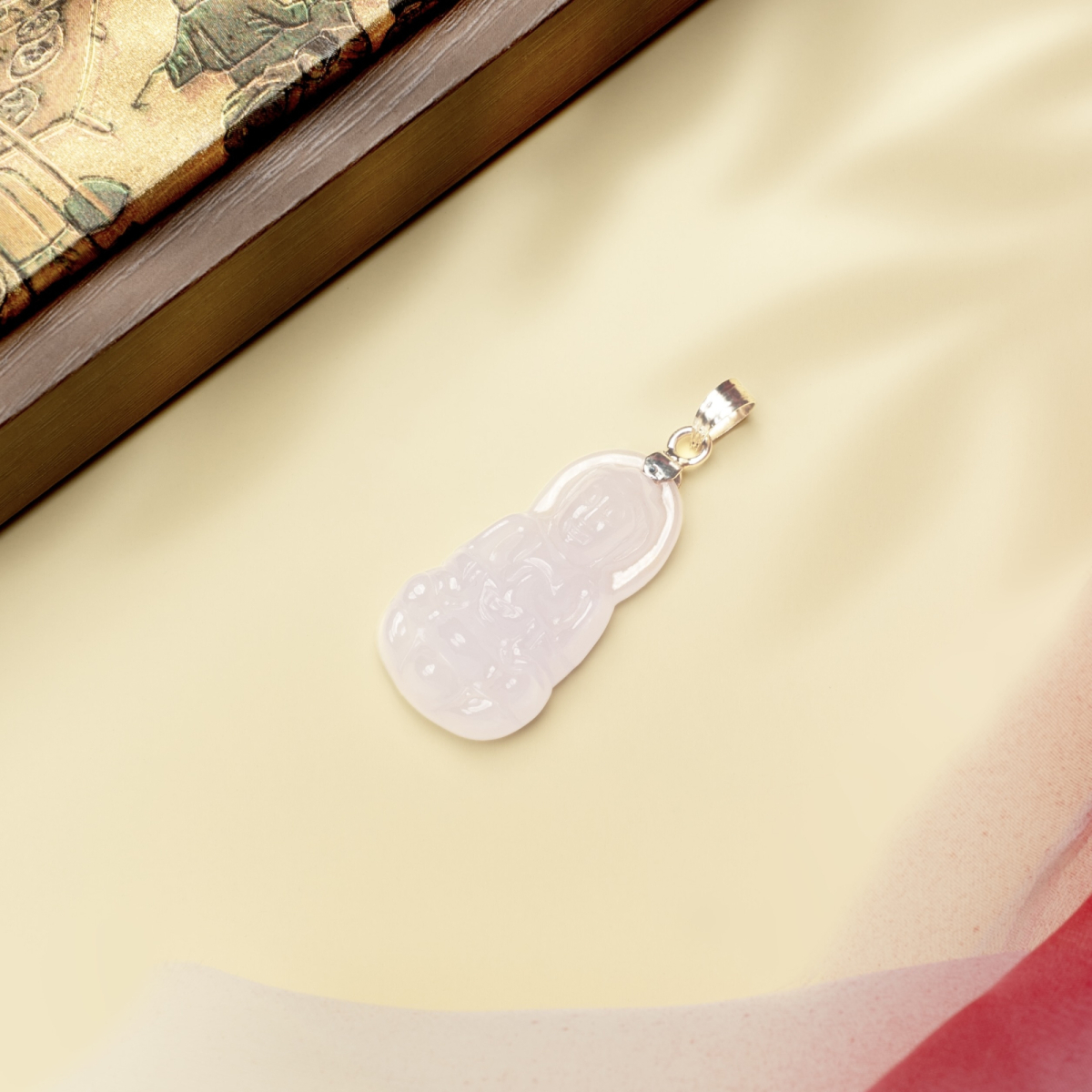 Dây Chuyền Ngọc Cẩm Thạch Type A - Phật Quan Âm