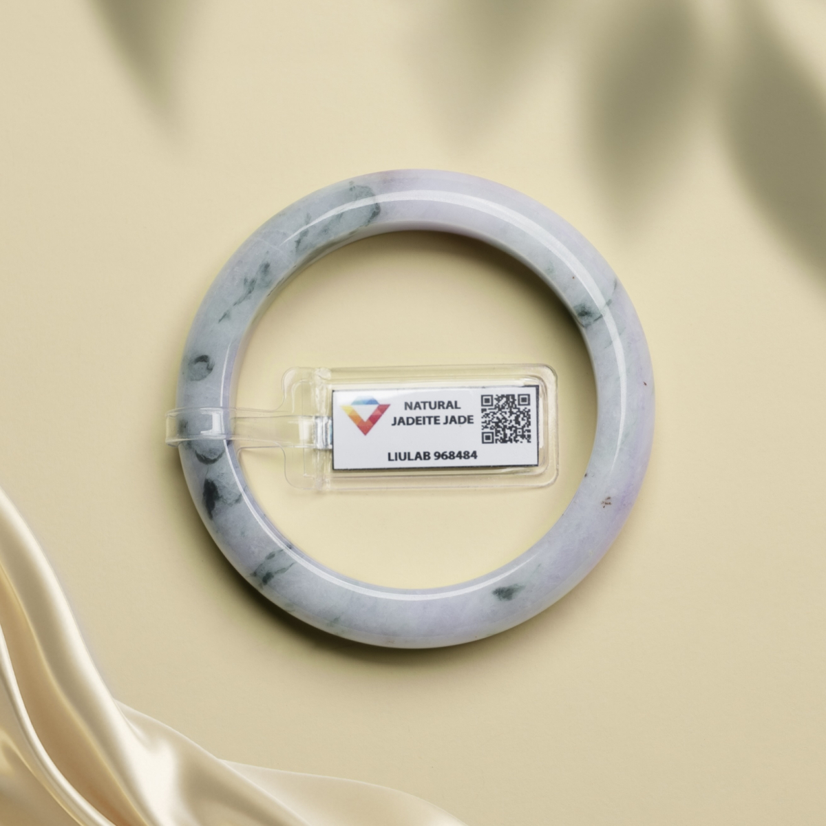 Vòng Ngọc Cẩm Thạch Type A - Tím Monet 