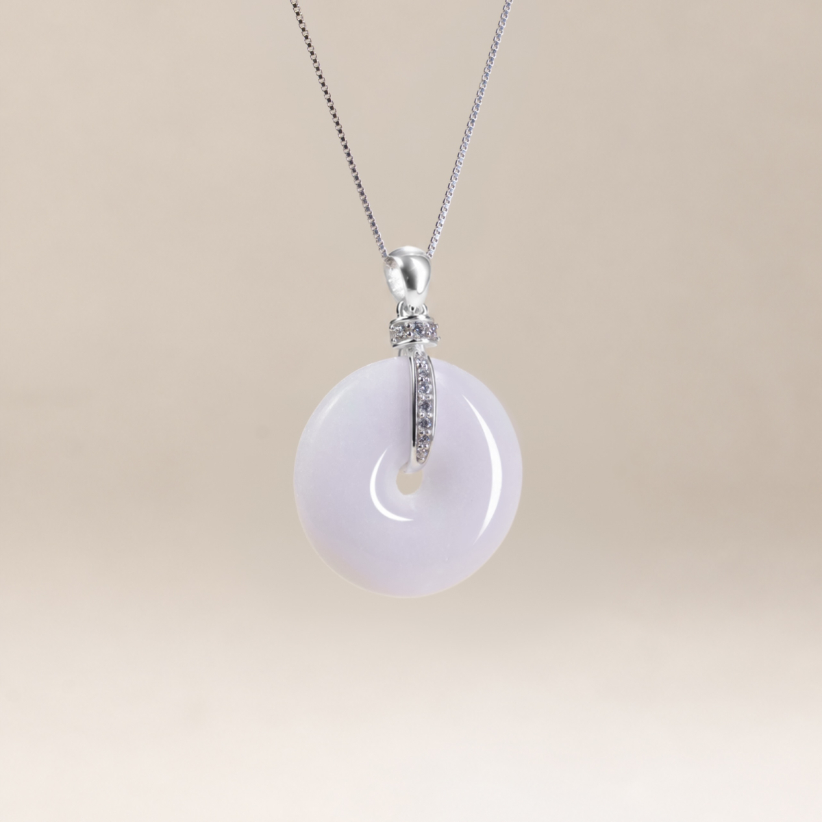 Dây Chuyền Bạc Cẩm Thạch Tím Tử La Lan - Purple Bloom