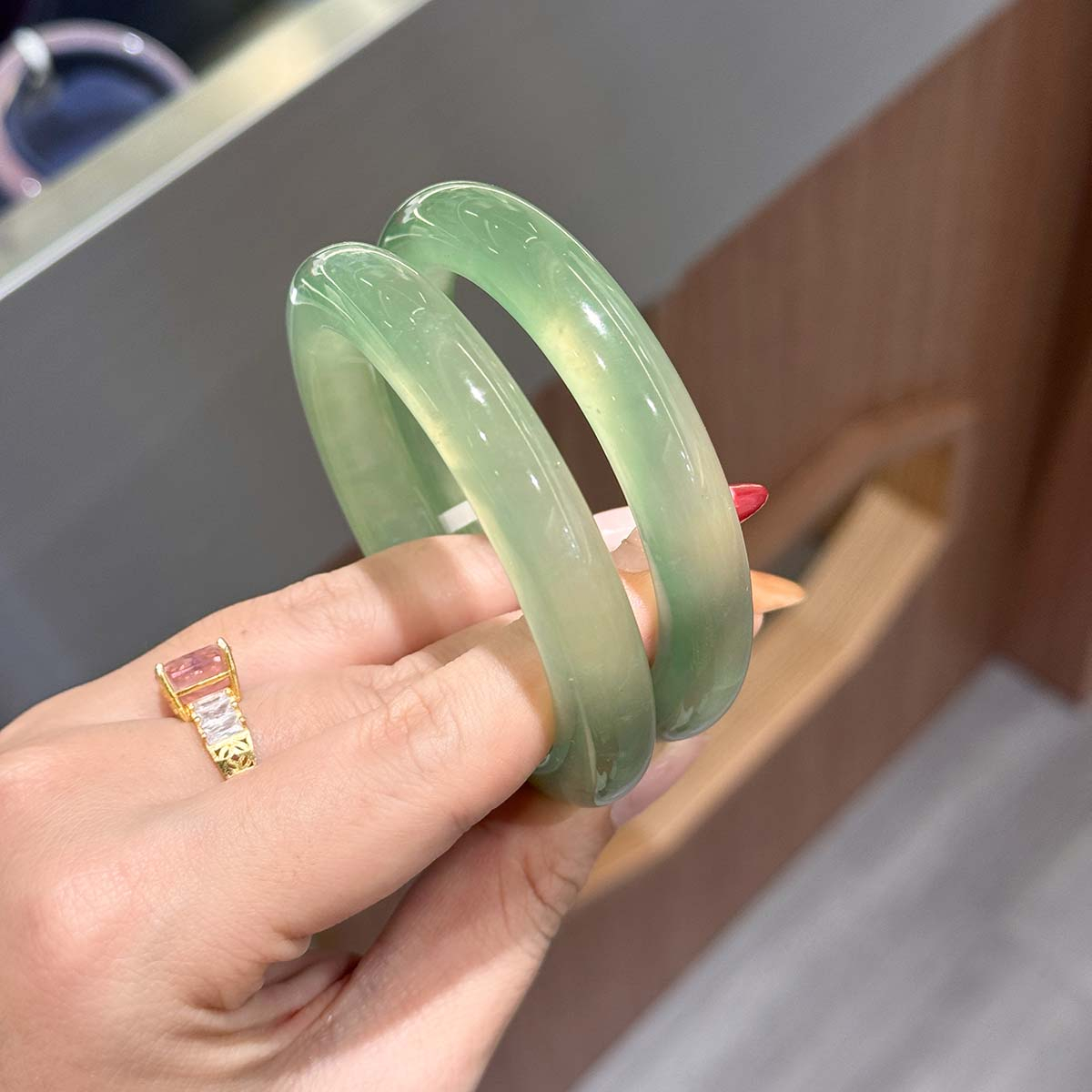 Vòng Tay Đá Tụ Nham Serpentine