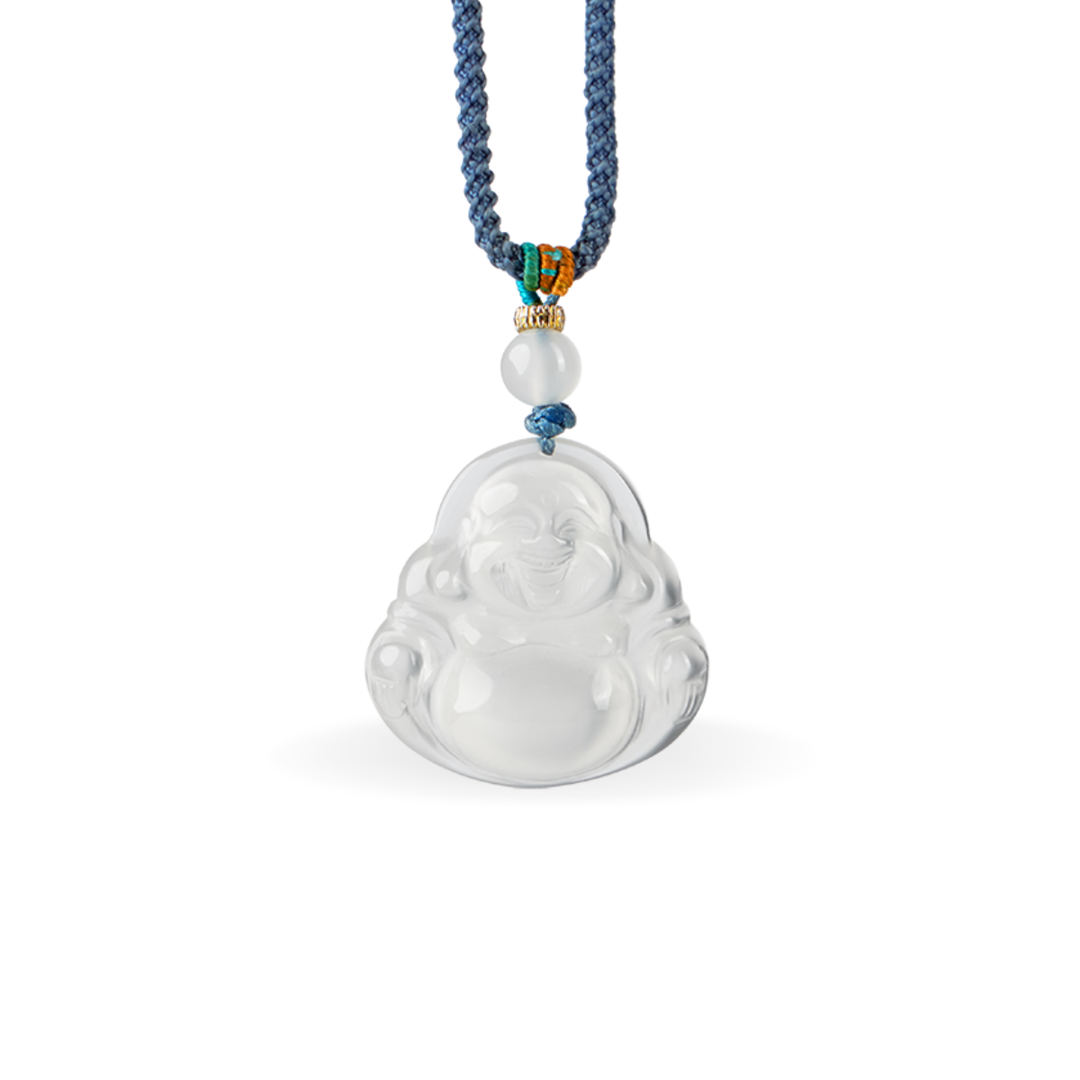 Dây Chuyền Phật Di Lặc Đá Chalcedony (Mã Não)