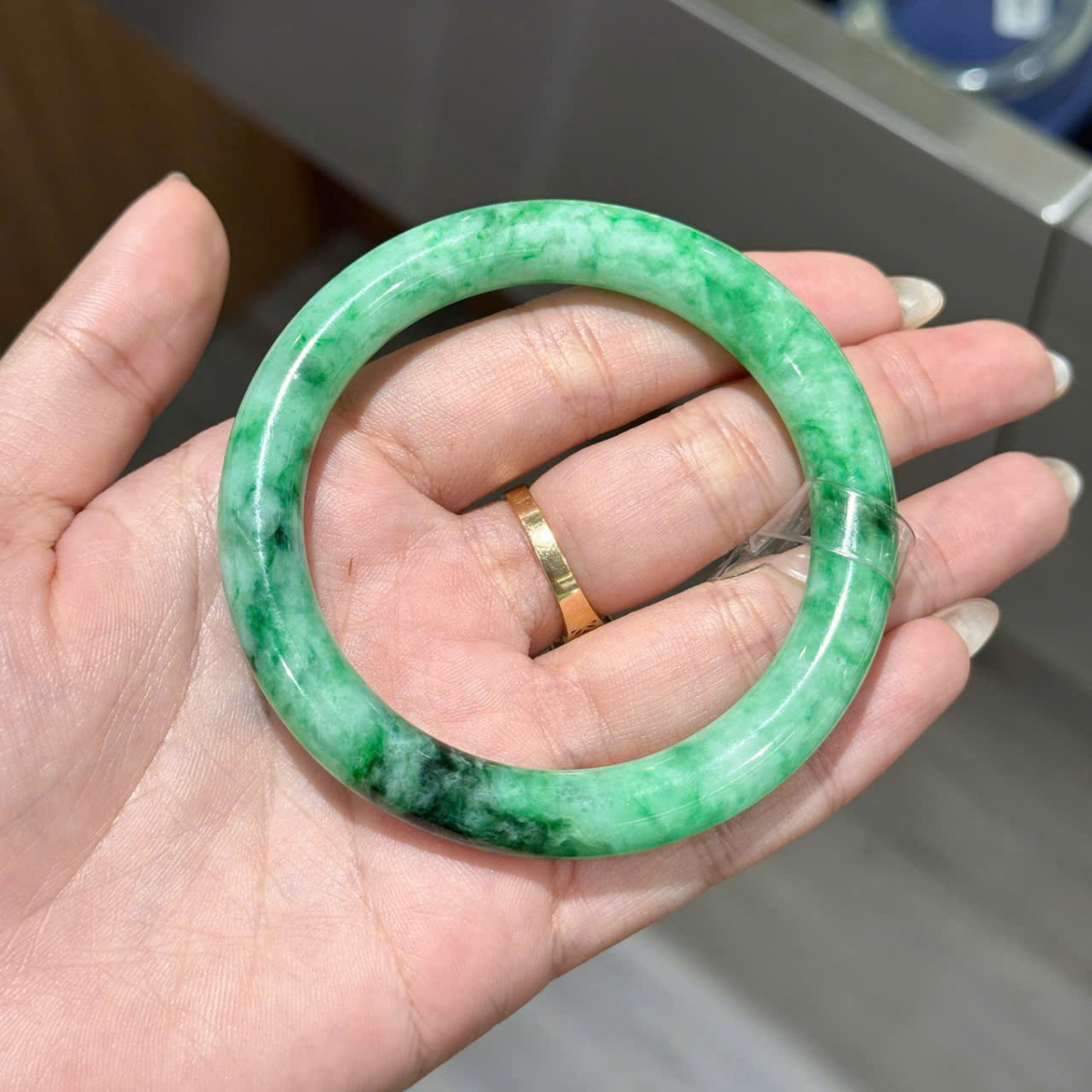 Vòng Ngọc Cẩm Thạch Type B - Xanh Cay