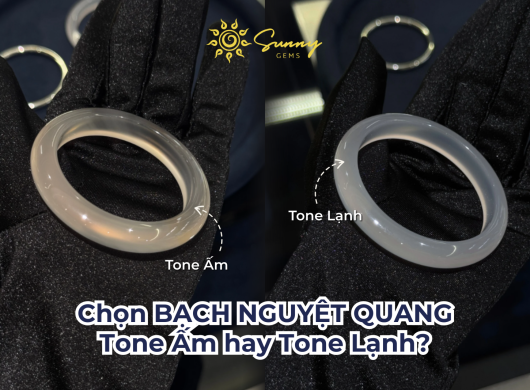 Nên đeo Bạch Nguyệt Quang tone ấm hay tone lạnh để tôn vinh vẻ đẹp tự nhiên?