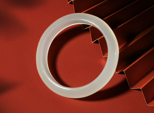 Vòng Mã Não "Bạch Nguyệt Quang" Trắng - Vẻ Đẹp Thuần Khiết, Năng Lượng An Lành