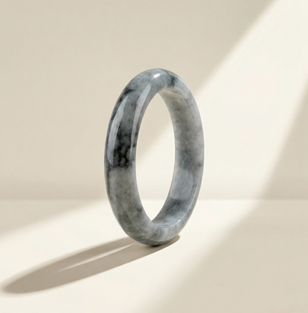 Vòng Ngọc Cẩm Thạch Type A - Gà Đen