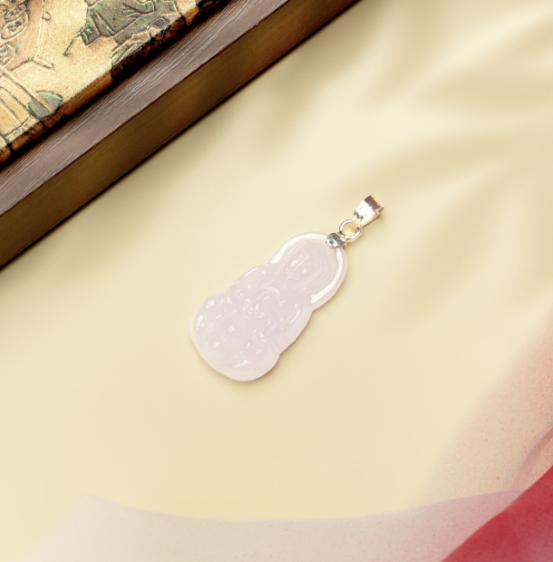 Dây Chuyền Ngọc Cẩm Thạch Type A - Phật Quan Âm