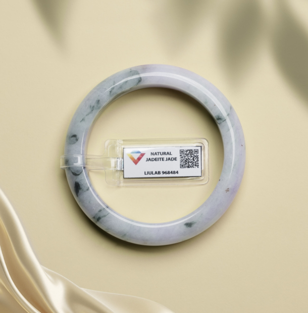 Vòng Ngọc Cẩm Thạch Type A - Tím Monet 