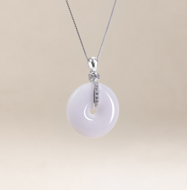 Dây Chuyền Bạc Cẩm Thạch Tím Tử La Lan - Purple Bloom