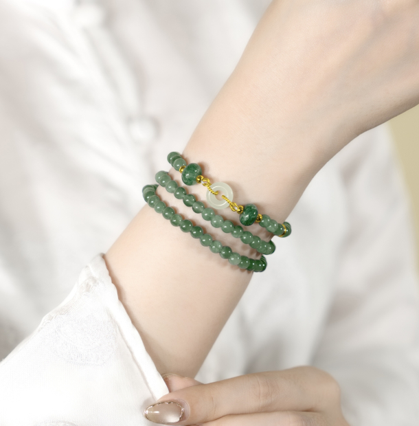 Dây Chuỗi Lam Ngọc Cẩm Thạch 108 Hạt - Mẫu 1 Dây Chuỗi Lam Ngọc Cẩm Thạch 108 Hạt - Mẫu 1