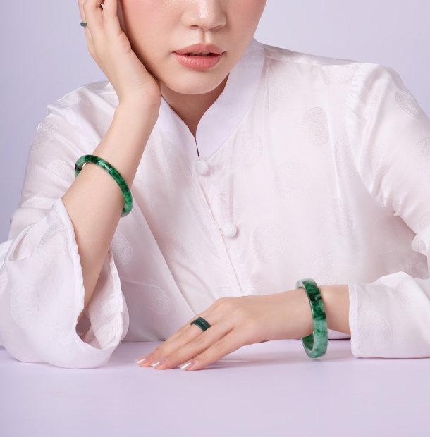 Combo Vòng + Nhẫn Ngọc